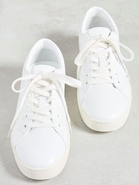 NEW Vince Keoni Genuine Leather Tennis Classic Sneaker Sz 7 Women NIB